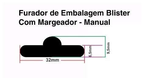 Perfurador de Cartela ou Blister - Modelo A1