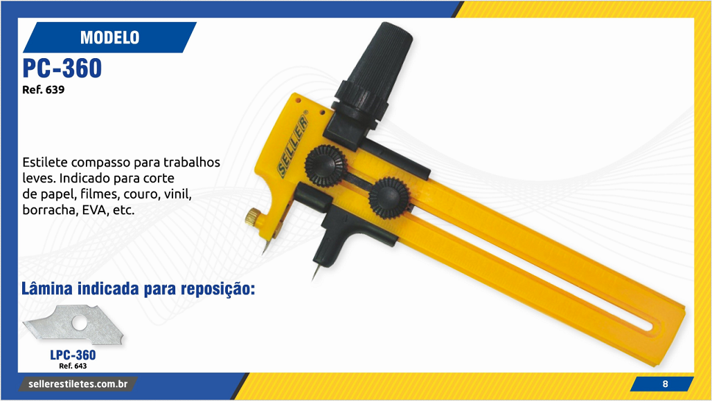 Estilete Modelo PC360